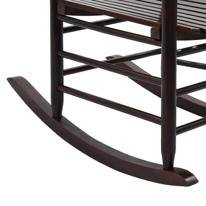 vidaXL Rocking Chair | Brown | Poplar hardwood | Standard |  Durable