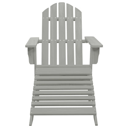 vidaXL Garden Chair | Grey | Hardwood | Large | Durable | Garden Chair