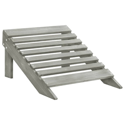 vidaXL Garden Chair | Grey | Hardwood | Large | Durable | Garden Chair