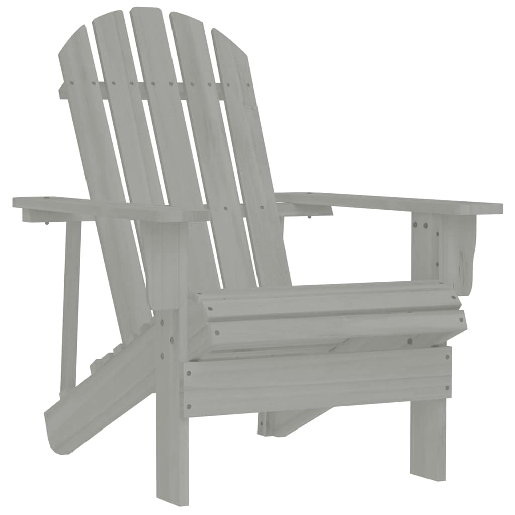 vidaXL Garden Chair | Grey | Hardwood | Medium | Durable | Garden Chair