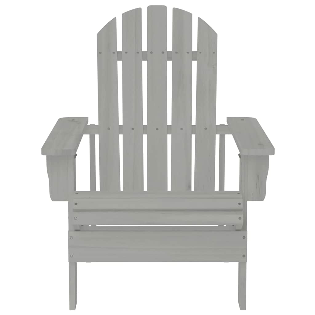 vidaXL Garden Chair | Grey | Hardwood | Medium | Durable | Garden Chair