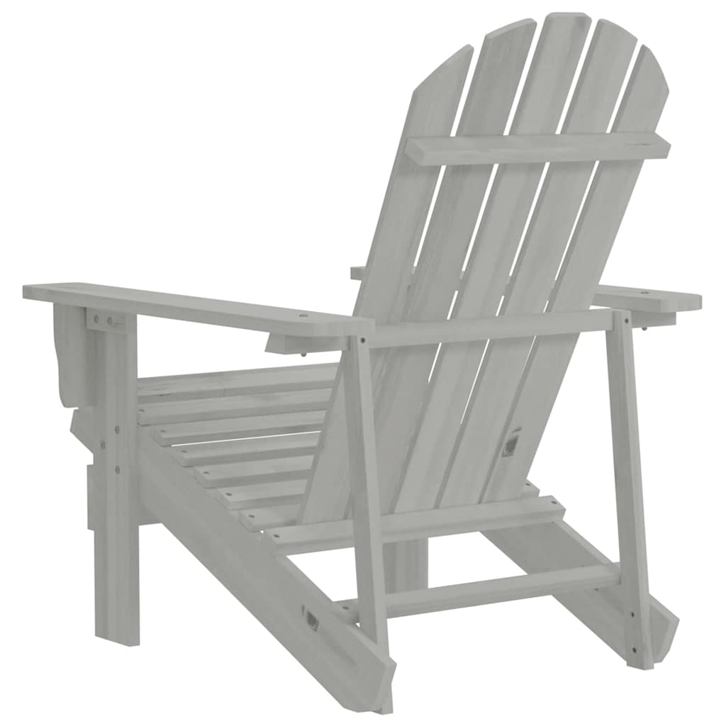 vidaXL Garden Chair | Grey | Hardwood | Medium | Durable | Garden Chair