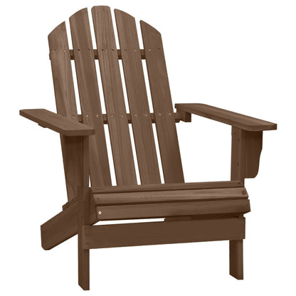 vidaXL Garden Chair | Brown | Hardwood | Medium |  Durable | Vintage