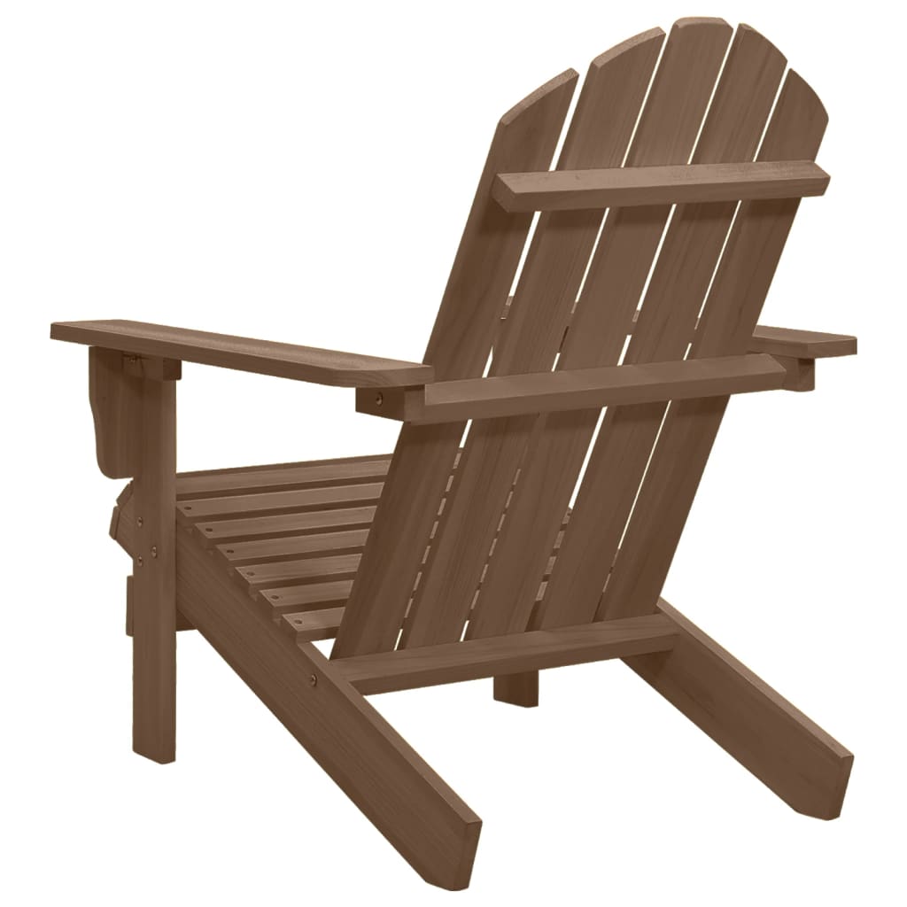 vidaXL Garden Chair | Brown | Hardwood | Medium |  Durable | Vintage