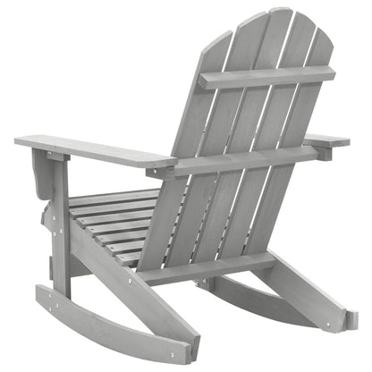 vidaXL Garden Rocking Chair | Grey | Hardwood | Standard | Durable