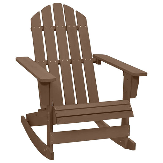 45705 vidaXL Garden Rocking Chair Wood Brown