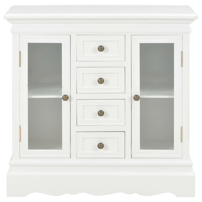 vidaXL Sideboard White 70x28x70 cm Solid Pine Wood