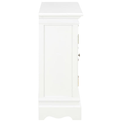 280027 vidaXL Sideboard White 70x28x70 cm Solid Pine Wood