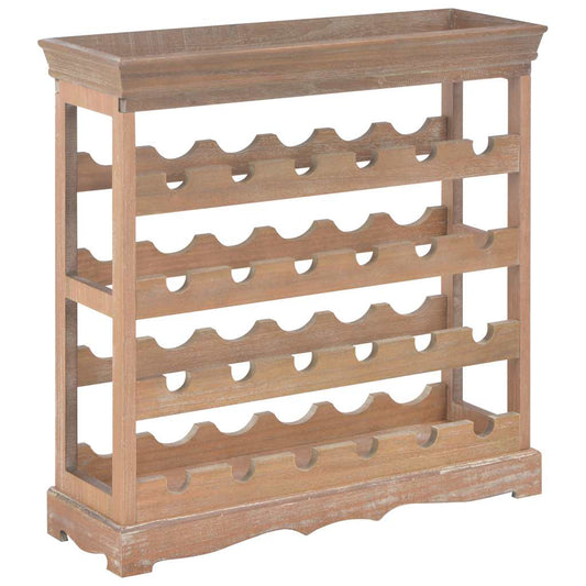 280068 vidaXL Wine Cabinet Brown 70x22,5x70,5 cm MDF