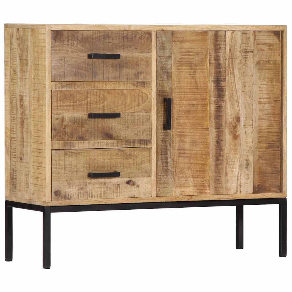 247969 vidaXL Sideboard 88x30x71 cm Solid Mango Wood