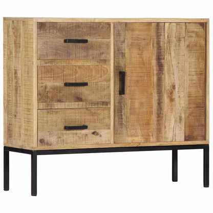 247969 vidaXL Sideboard 88x30x71 cm Solid Mango Wood