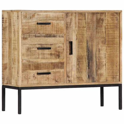 247969 vidaXL Sideboard 88x30x71 cm Solid Mango Wood