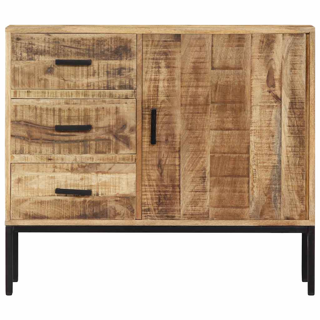 247969 vidaXL Sideboard 88x30x71 cm Solid Mango Wood