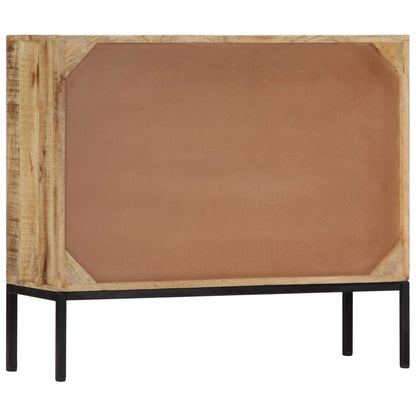 vidaXL Sideboard 88x30x71 cm Solid Mango Wood