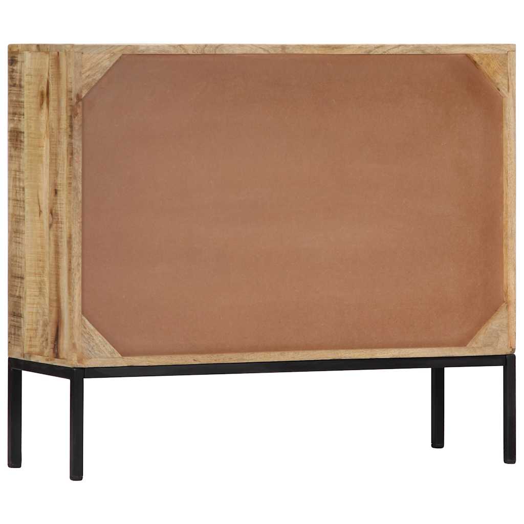 247969 vidaXL Sideboard 88x30x71 cm Solid Mango Wood