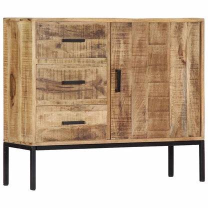 247969 vidaXL Sideboard 88x30x71 cm Solid Mango Wood