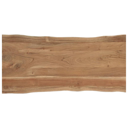 vidaXL Dining Table 120x58x76 cm Solid Acacia Wood