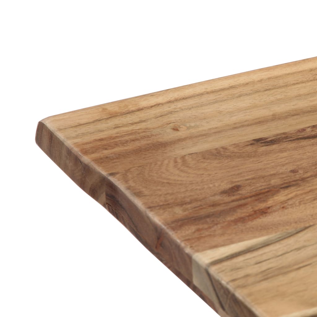 vidaXL Dining Table 120x58x76 cm Solid Acacia Wood