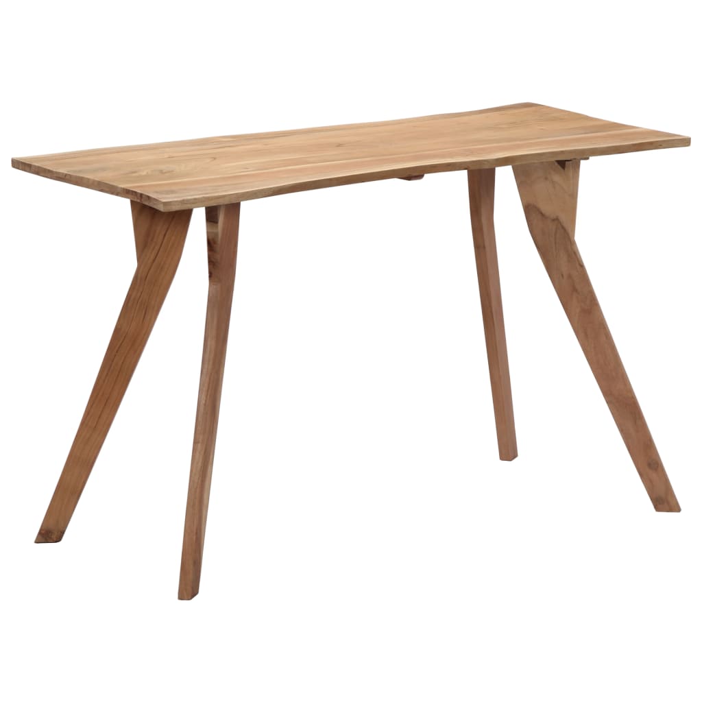 vidaXL Dining Table 120x58x76 cm Solid Acacia Wood