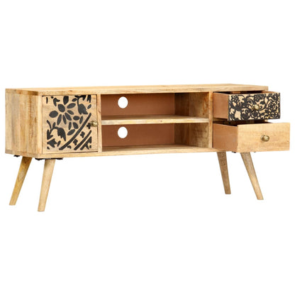 247999 vidaXL TV Cabinet 100x30x45 cm Solid Mango Wood