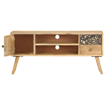 247999 vidaXL TV Cabinet 100x30x45 cm Solid Mango Wood