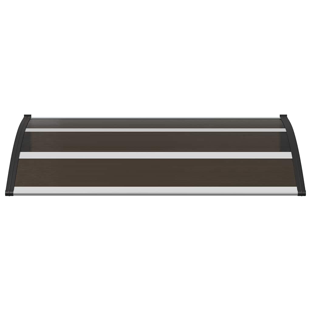 vidaXL Door Canopy Black 120x75 cm PC