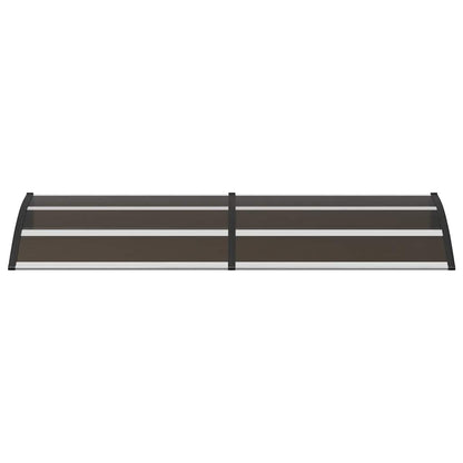 vidaXL Door Canopy Black 200x75 cm PC