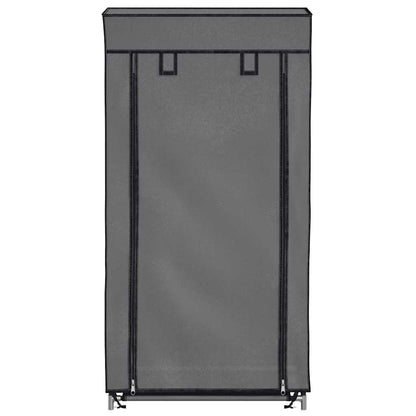 vidaXL Shoe Cabinet | Grey | Iron, Polypropylene | Medium | Lightweight