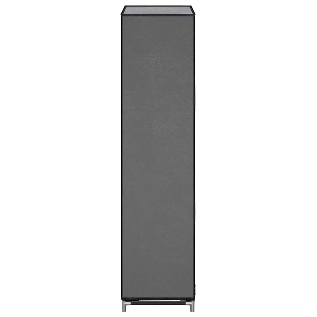 282430 vidaXL Shoe Cabinet with Cover Grey 58x28x106 cm Fabric