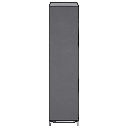 vidaXL Shoe Cabinet | Grey | Iron, Polypropylene | Medium | Lightweight