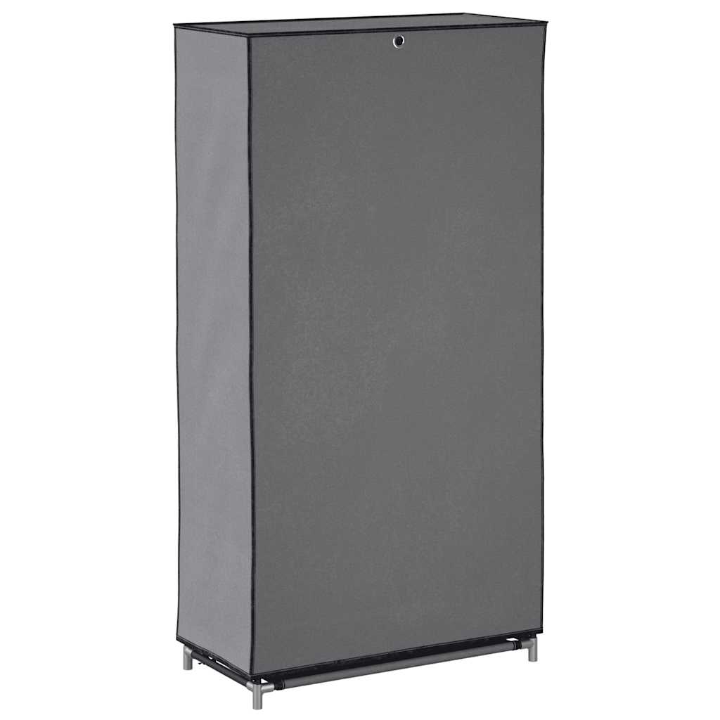 vidaXL Shoe Cabinet | Grey | Iron, Polypropylene | Medium | Lightweight