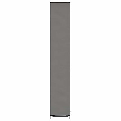 vidaXL Shoe Cabinet with Cover Grey 57x29x162 cm Fabric