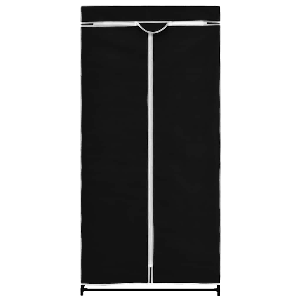 vidaXL Wardrobe Black 75x50x160 cm