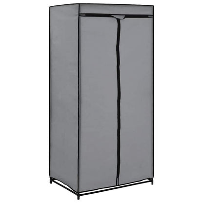 vidaXL Wardrobe Grey 75x50x160 cm