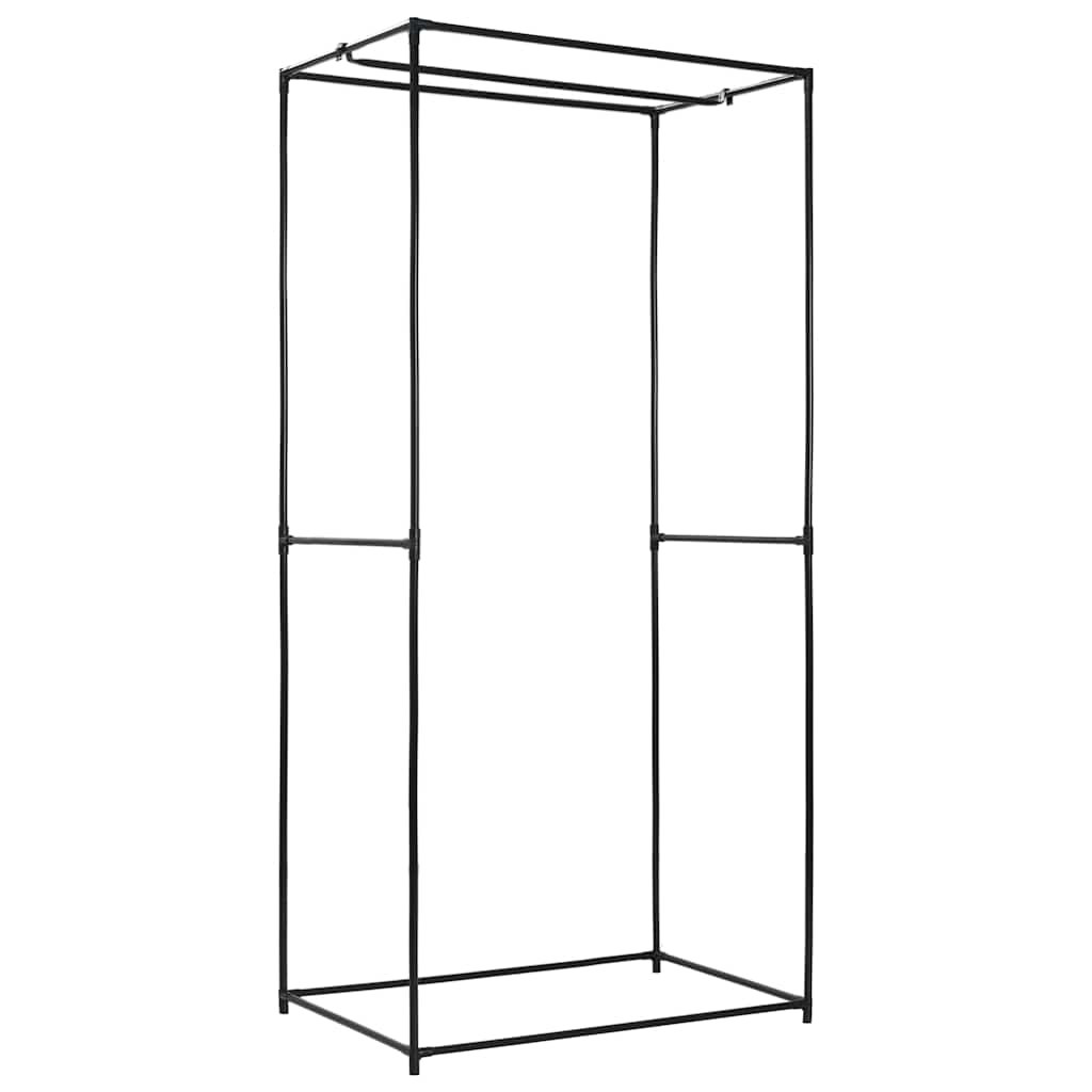 282440 vidaXL Wardrobe Grey 75x50x160 cm