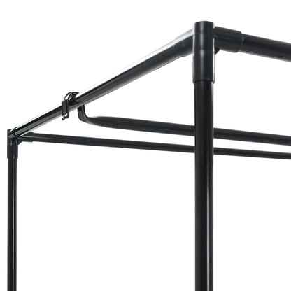 282440 vidaXL Wardrobe Grey 75x50x160 cm