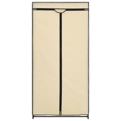 vidaXL Wardrobes 2 pcs Cream 75x50x160 cm