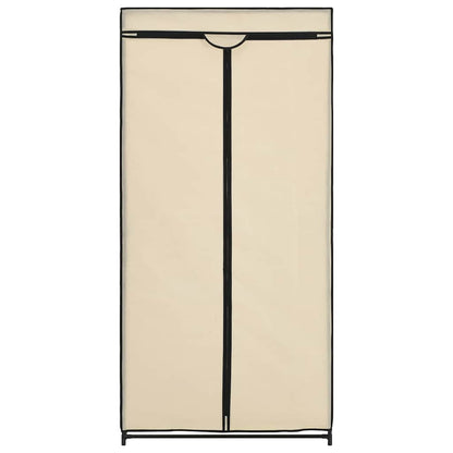 282443 vidaXL Wardrobes 2 pcs Cream 75x50x160 cm