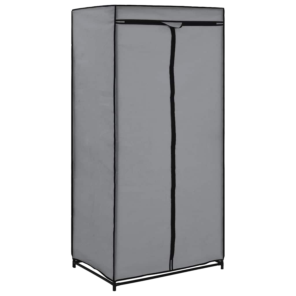 vidaXL Wardrobes 2 pcs Grey 75x50x160 cm