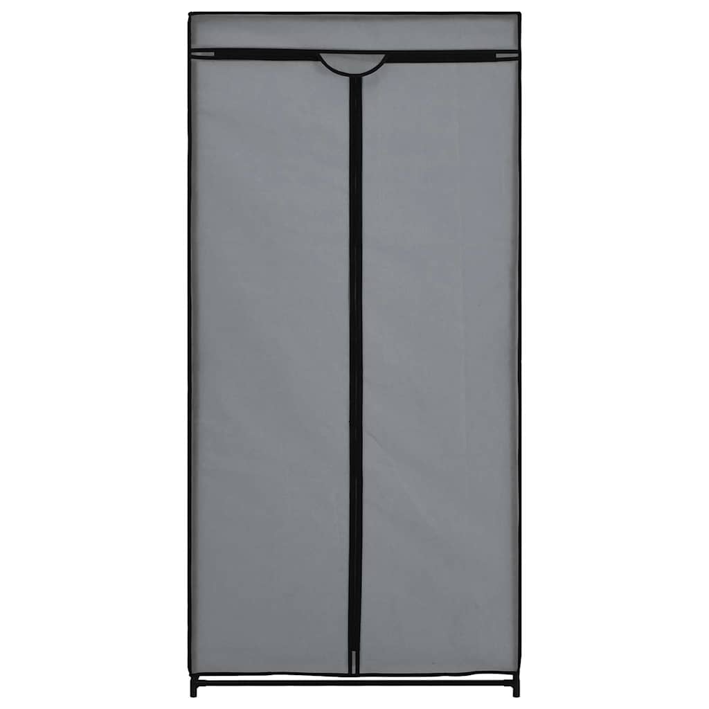 282444 vidaXL Wardrobes 2 pcs Grey 75x50x160 cm