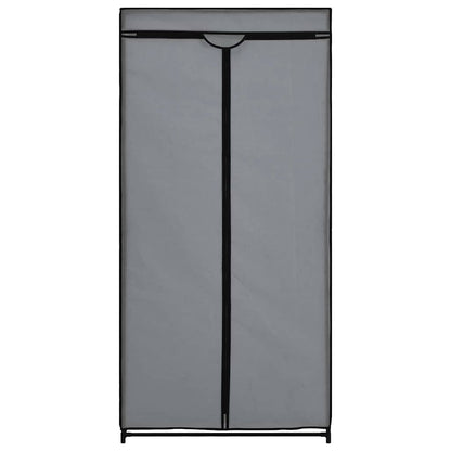 282444 vidaXL Wardrobes 2 pcs Grey 75x50x160 cm