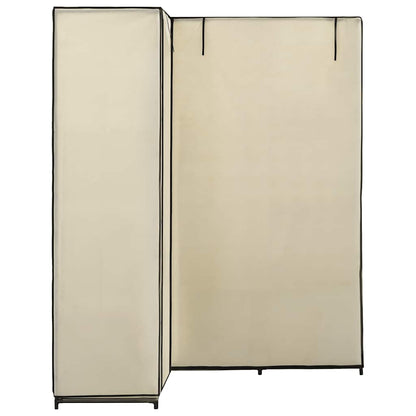 vidaXL Wardrobe | Cream | Iron tube | Large | Wardrobe | Other | Modern