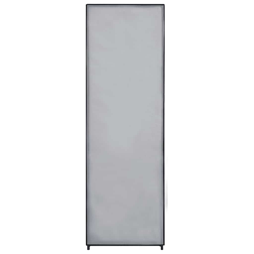 282460 vidaXL Wardrobe Grey 87x49x159 cm Fabric