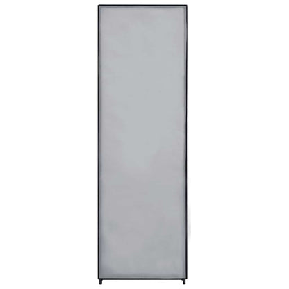 282460 vidaXL Wardrobe Grey 87x49x159 cm Fabric
