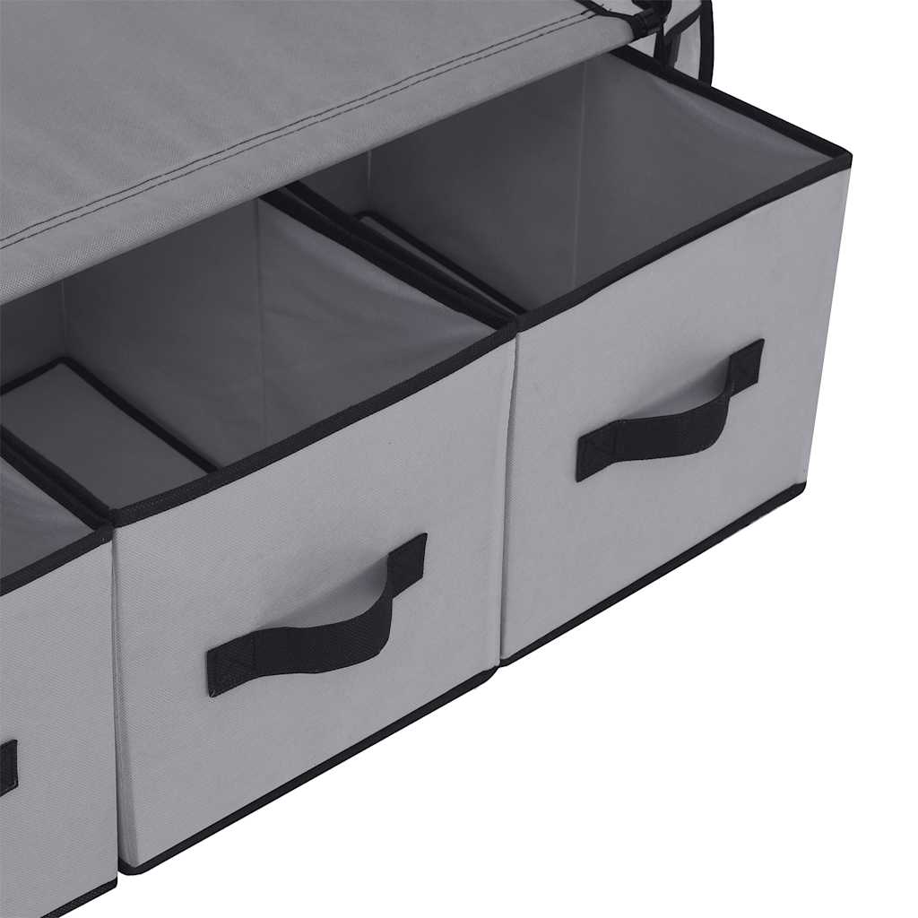 vidaXL Wardrobe Grey 87x49x159 cm Fabric