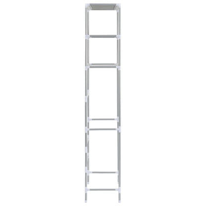 vidaXL 3-Tier Storage Rack over Toilet Silver 53x28x169 cm