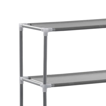 vidaXL 3-Tier Storage Rack over Laundry Machine Silver 69x28x169 cm