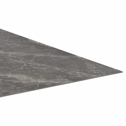 vidaXL Flooring Planks 55 pcs Black 5.11 m² PVC
