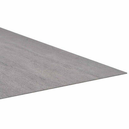 vidaXL Flooring Planks 5.11 m² 55 pcs PVC Dark Grey Melange