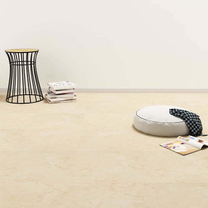 vidaXL Flooring Planks 5.11 m² 55 pcs PVC Dark Beige